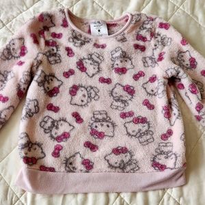 Hello Kitty Cozy Plush Ling-Sleeve Pullover